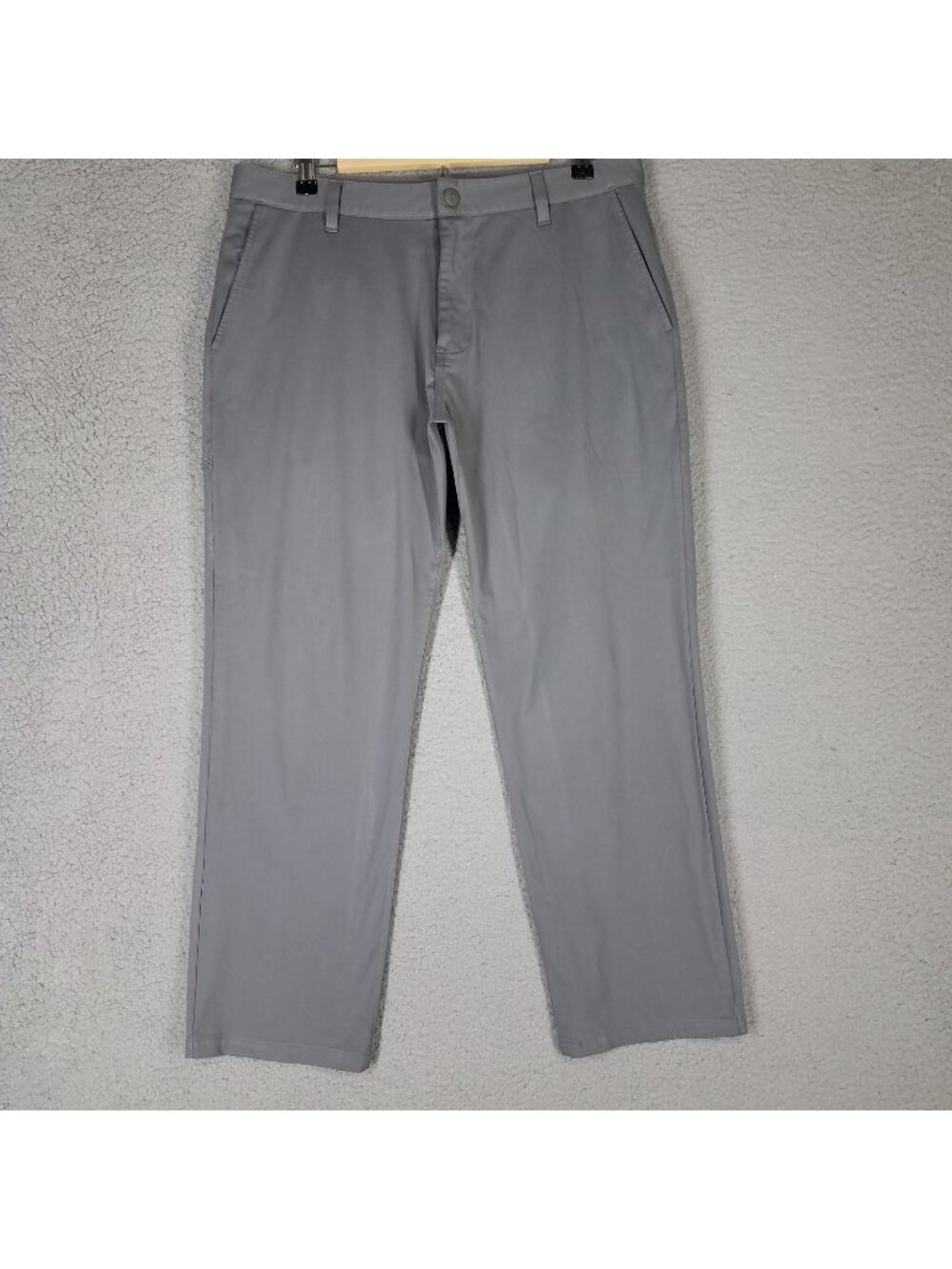 Rhone Commuter Pants Adult 34 x 27 Gray Chino Golf Travel Stretch Office Men's